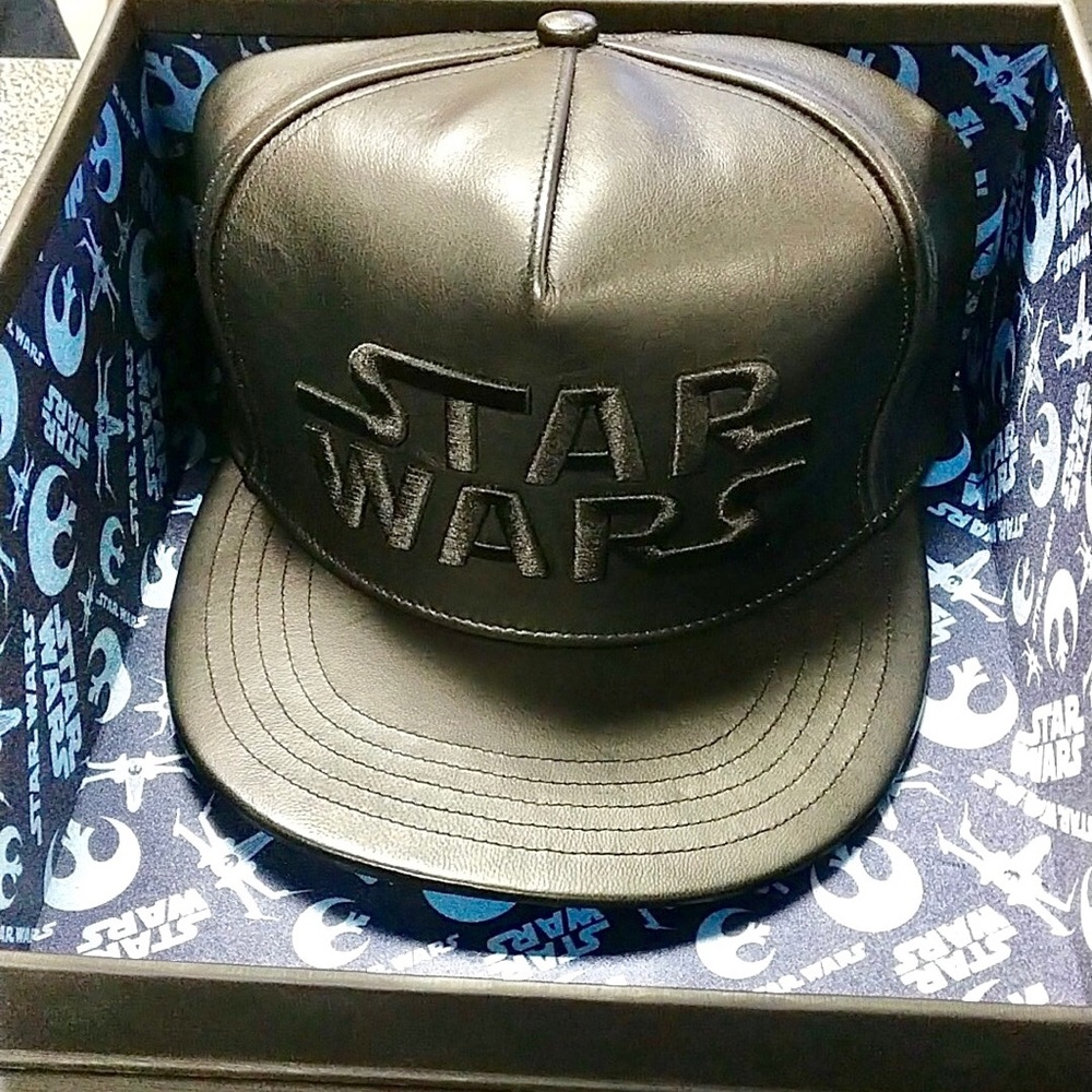 One Limited Edition Disney Parks Star Wars Leather Hat